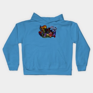 Whimsical landscape Kids Hoodie